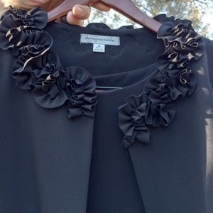 Black sheath dress with jacket